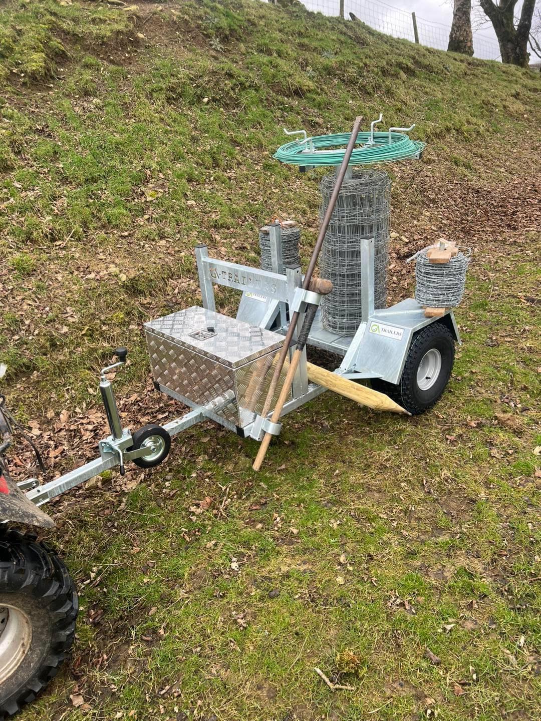 GA Fencing trailer.