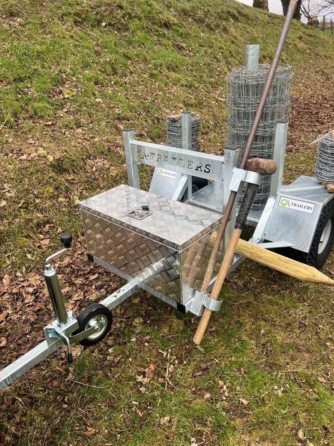 GA Fencing trailer.