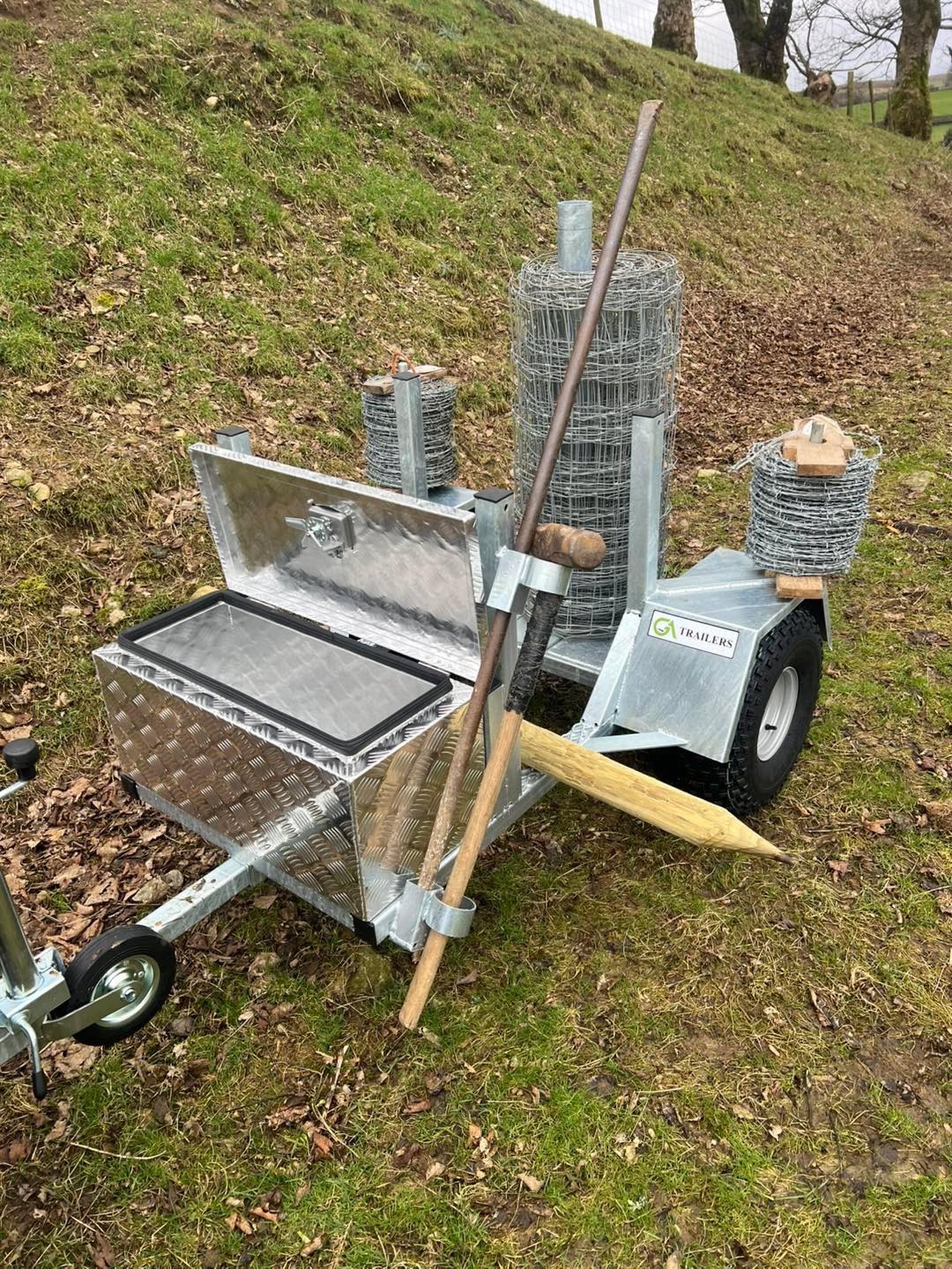 GA Fencing trailer.