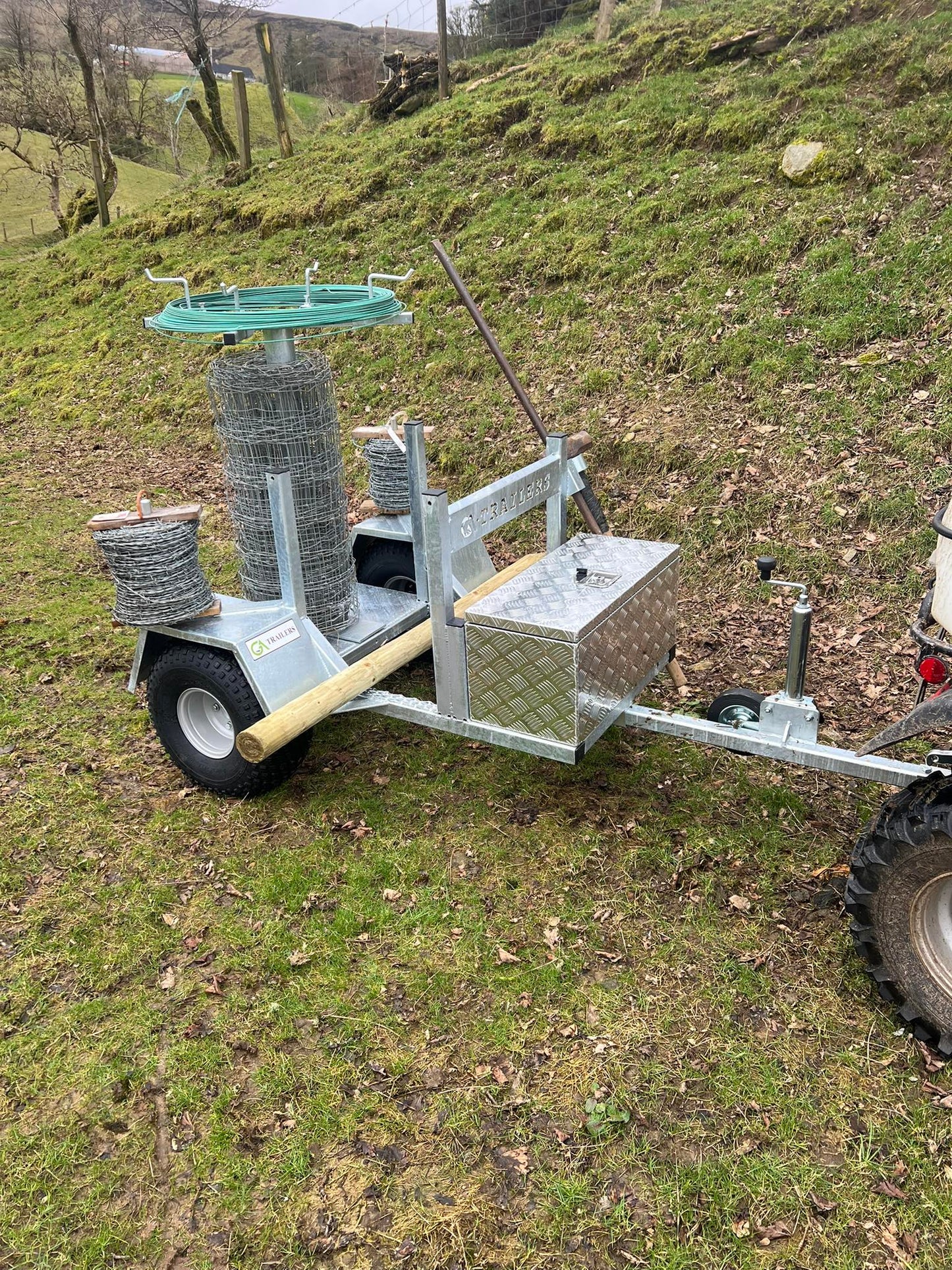GA Fencing trailer.