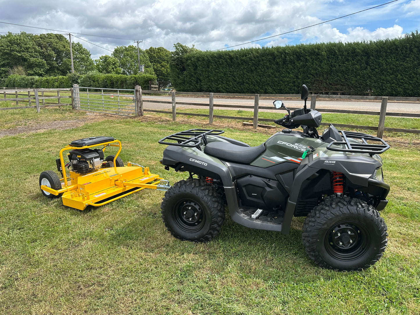 ATV Topper Mower.